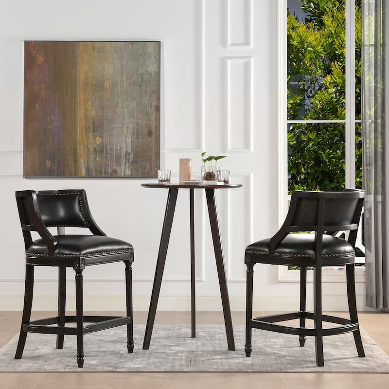 Paris Farmhouse Counter and Bar Stool with Backrest