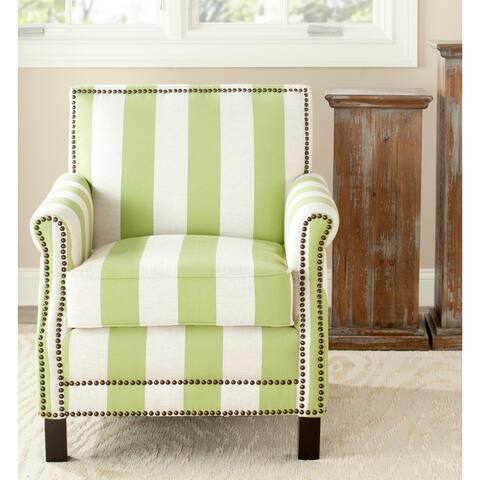 Safavieh Mansfield Green Club Chair - 28.3" x 33.1" x 31.7"