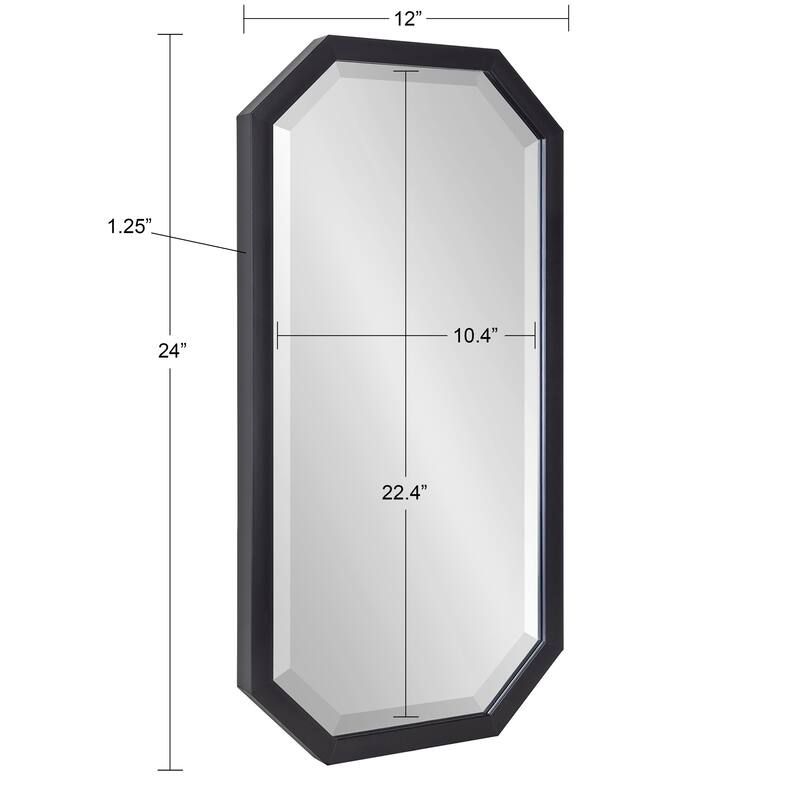 Kate and Laurel Laverty Octagon Accent Mirror Set - 3 Piece