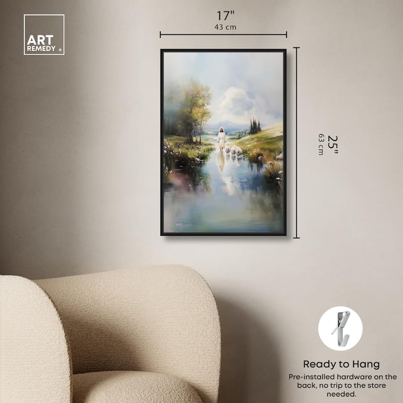 Caretaker's Calm Crossing II Canvas by Art Remedy