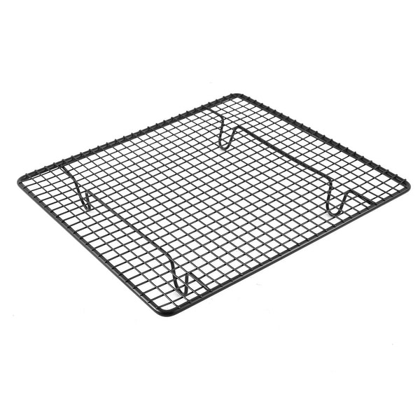 Restaurant Kitchen Metal Cake Bread Cookie Pie Beef Cooling Rack Black 26 x 23cm