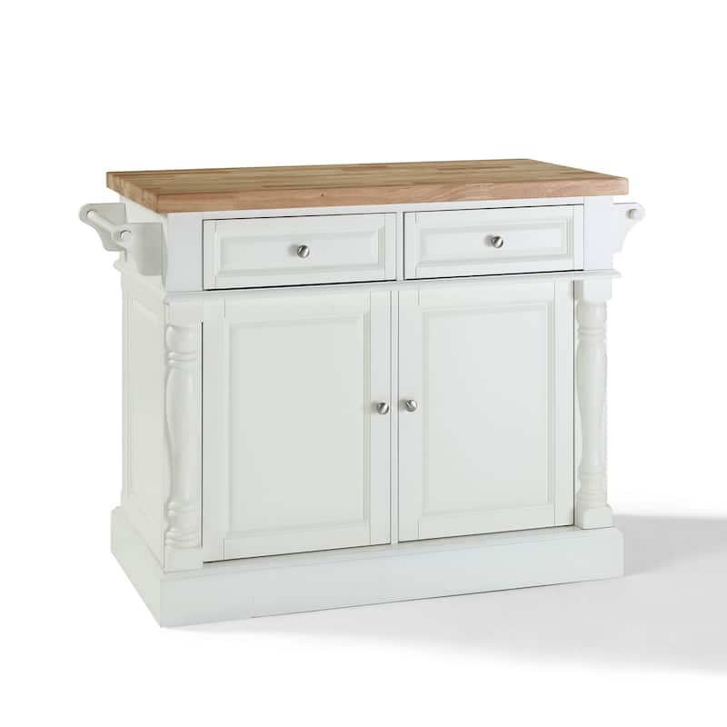 Crosley Oxford Butcher Block Kitchen Island - 47.75 "W x 23 "D x 35.75 "H