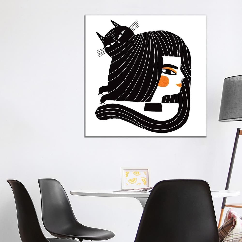 iCanvas "Cat Hair" by Terry Runyan Canvas Print