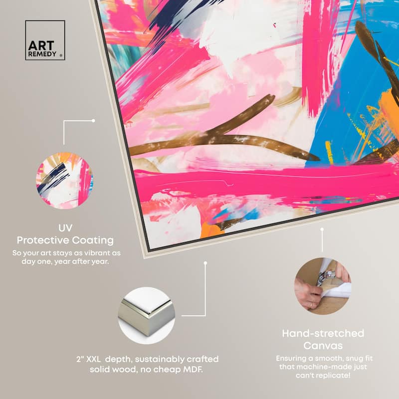 Exuberant Hues IV Canvas by Art Remedy