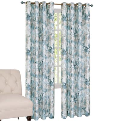 Tranquil Trees Insulated Curtain Panel