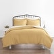 preview thumbnail 16 of 41, Becky Cameron Hotel Quality 3-Piece Oversized Duvet Cover Set Gold - Full - Queen
