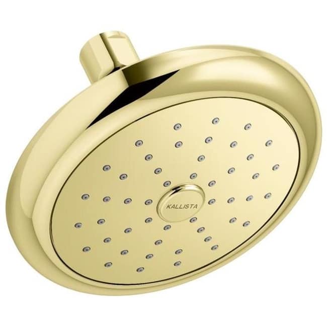 Kallista P34135-00 002 Collection 1.75 GPM Single Function Shower Head - Unlacquered Brass