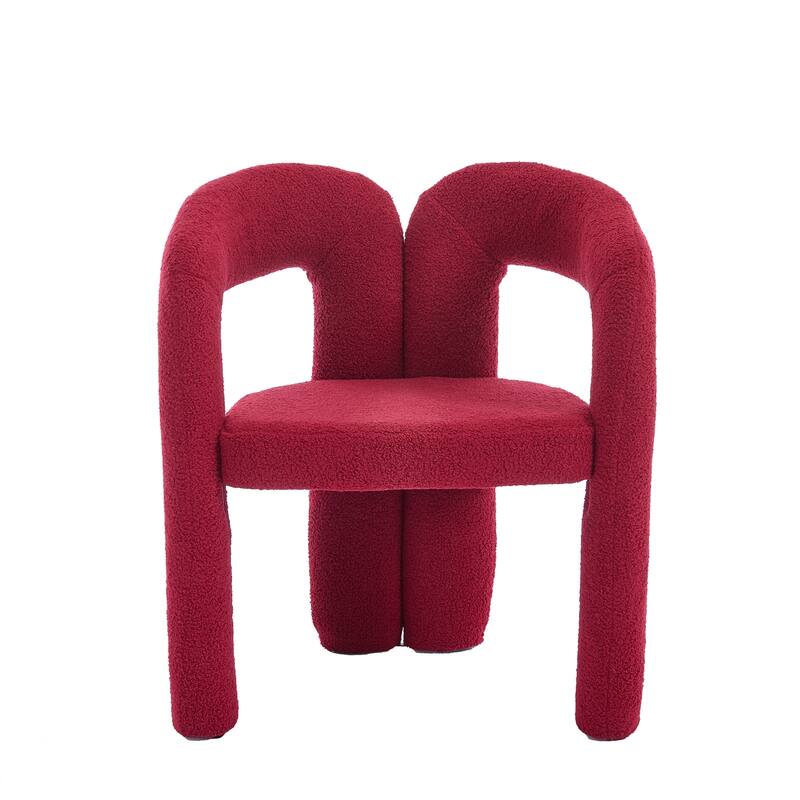 Contemporary Designed Fabric Upholstered Accent/Dining Chair /Barrel Side Chairs Kitchen Armchair set of 2