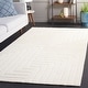 preview thumbnail 2 of 10, SAFAVIEH Handmade Ebony Margareth Modern Wool Rug 3' x 5' - Ivory - Rectangle