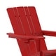 preview thumbnail 21 of 42, Commercial All-Weather Rocking Adirondack Chair with Swiveling Cupholder