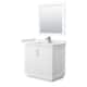 Option White, Nickel Trim, White Quartz Top