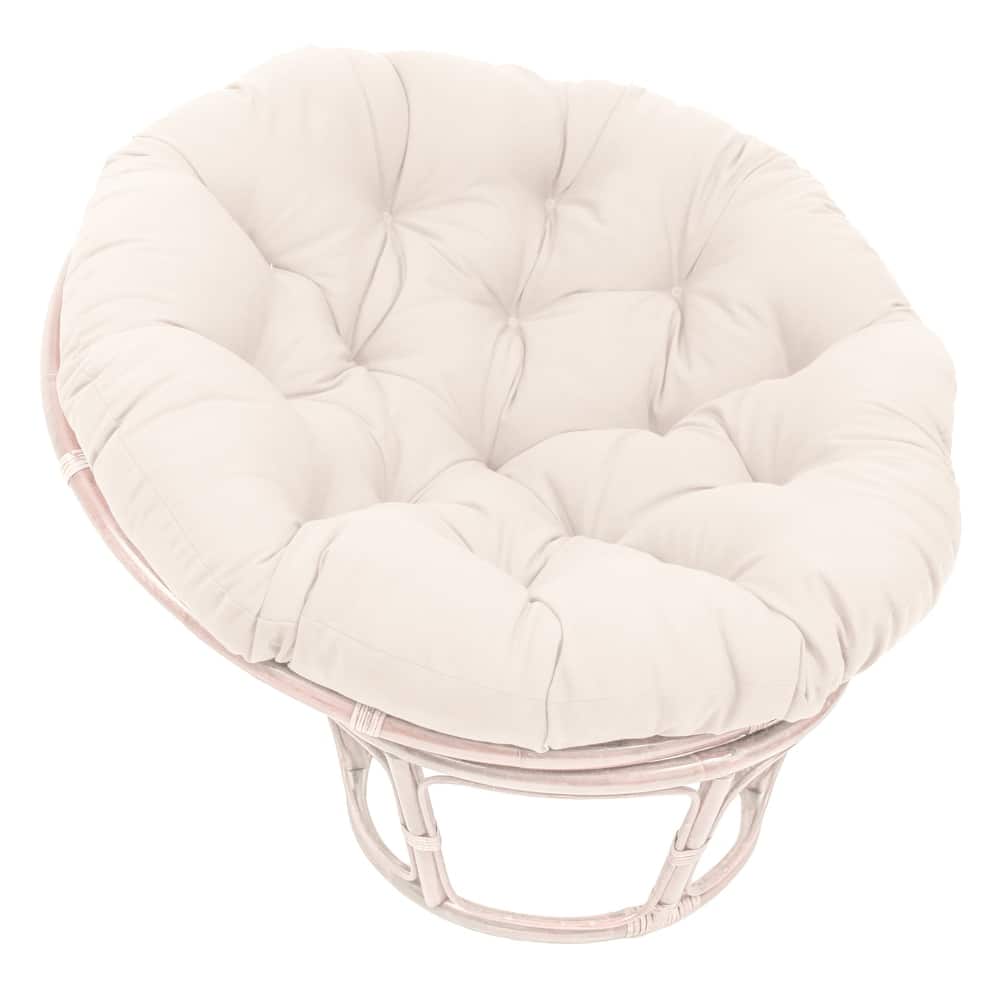 48-inch Solid Twill Papasan Cushion (Cushion Only)