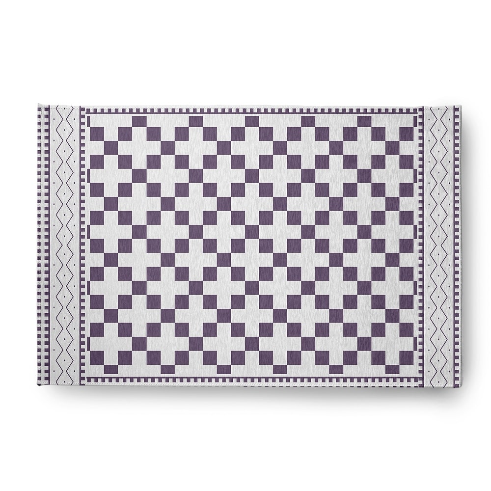 Cross and Squares Rug