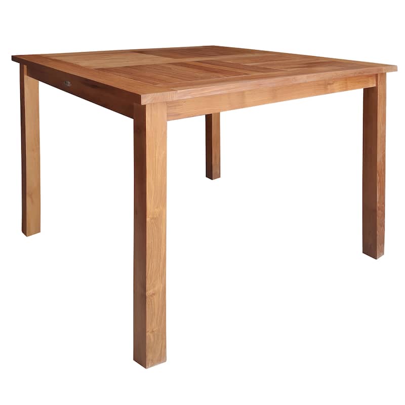 Chic Teak Seville Outdoor Teak Wood Patio Counter Height Bistro Table - 35 inch (table only)