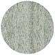 preview thumbnail 79 of 191, SAFAVIEH Handmade Abstract Lottie Modern Wool Rug 6' Round - Green/Ivory