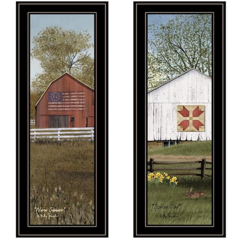 "Country Barns" Collection By Billy Jacobs, Black Frame