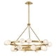 preview thumbnail 6 of 6, Fredrick Ramond FR41905 Selene 18 Light 48" Wide Ring Chandelier