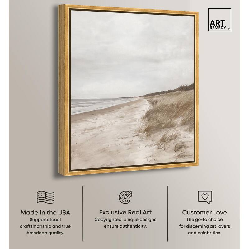 Coastal Calm Canvas by Art Remedy