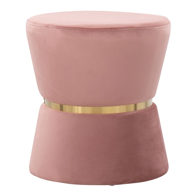 Monroe Velvet Ottoman