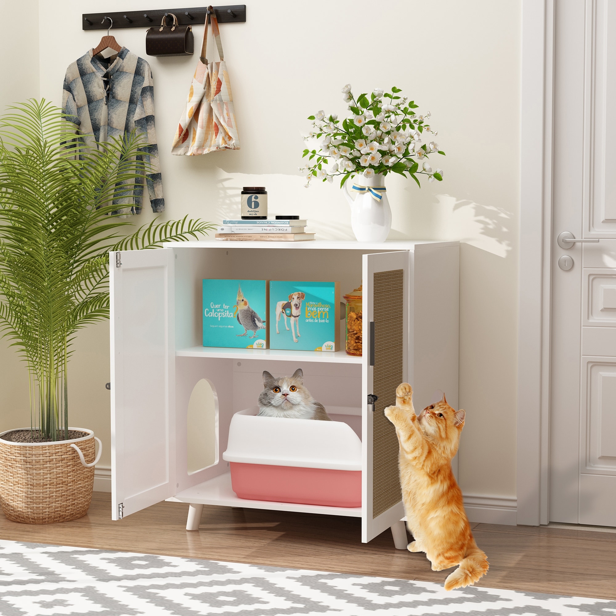 Cat litter box furniture sales bed bath and beyond