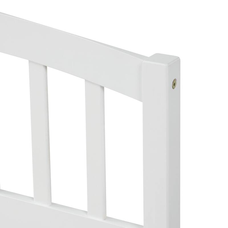 Platform Storage Bed Wood Bed Frame with Two Drawers and Headboard