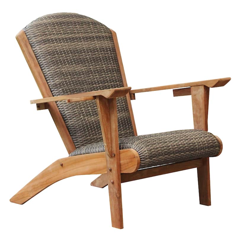 Cambridge Casual Set of 2 Auburn Teak Patio Adirondack Chair