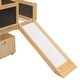 preview thumbnail 19 of 17, Contemporary Design Twin size Loft Bed Wood Bed with Double-sided Chalkboard, Sturdy Construction & Unique Design, Natural