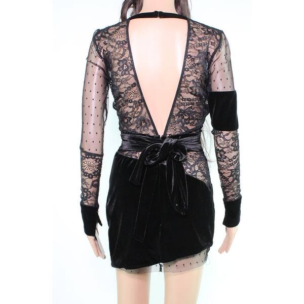 Shop House Of Cb Women S Dress Black Size Small S Velvet Laced