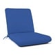 preview thumbnail 15 of 28, Sunbrella 44-inch Indoor/ Outdoor Seat and Back Club Chair Cushion Canvas True Blue