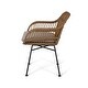 preview thumbnail 11 of 10, Orlando Faux Rattan Chairs (Set of 2) by Christopher Knight Home