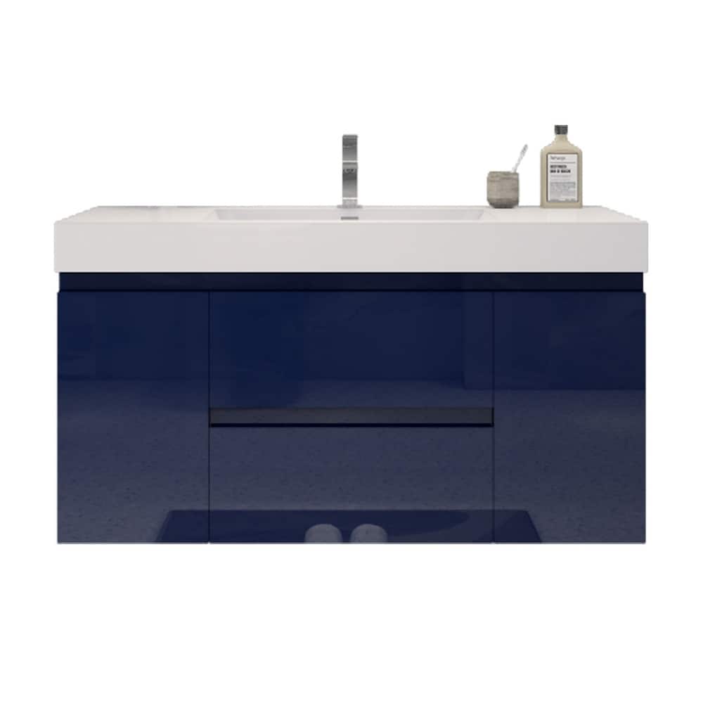 Baillie 48'' Wall-Mounted Vanity with Reinforced Acrylic Sink