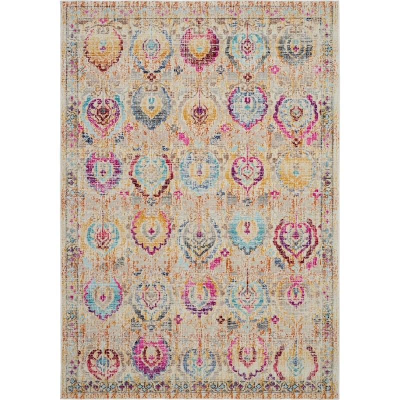 Nourison Vintage Kashan Persian Medallion Area Rug
