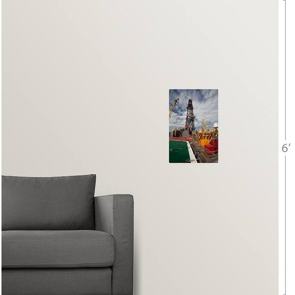 Shop Oil Rig Drilling Derrick Poster Print Overstock 26878281