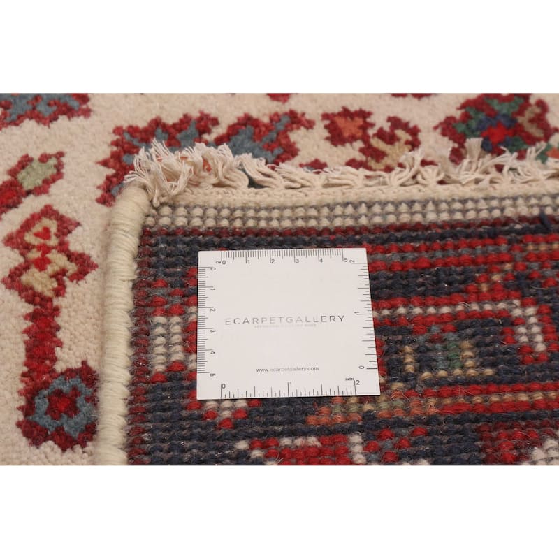 ECARPETGALLERY Hand-knotted Serapi Heritage Cream, Red Wool Rug - 2'6 x 15'9