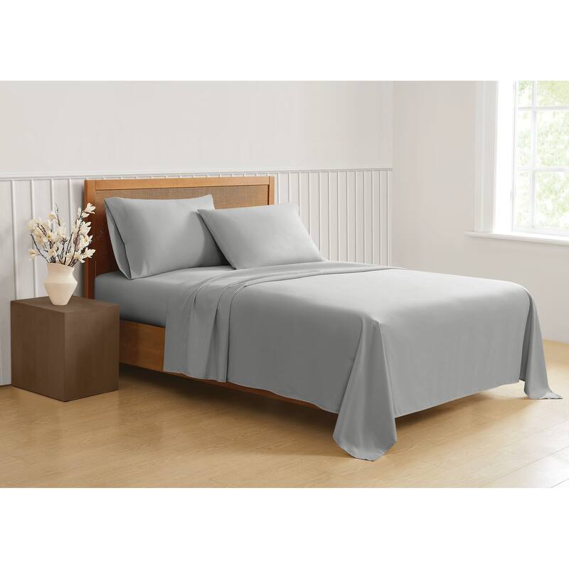 Truly Soft Green Recycled Sheet Set - King - Grey