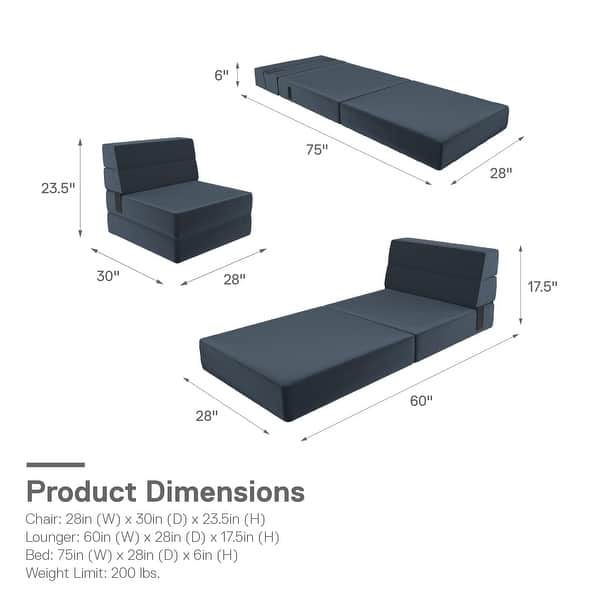 dimension image slide 7 of 8, The Novogratz Flower Modular Chair