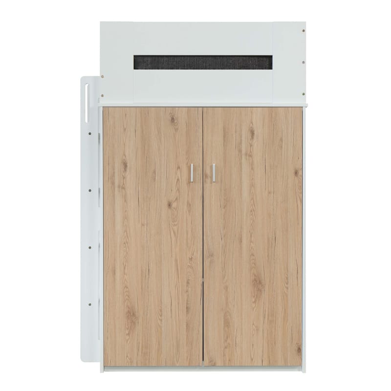 Spivey Twin Loft Bed with Built-in Desk