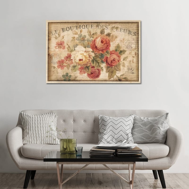 iCanvas "Parisian Flowers III" by Danhui Nai Canvas Print - 32x48x1.5
