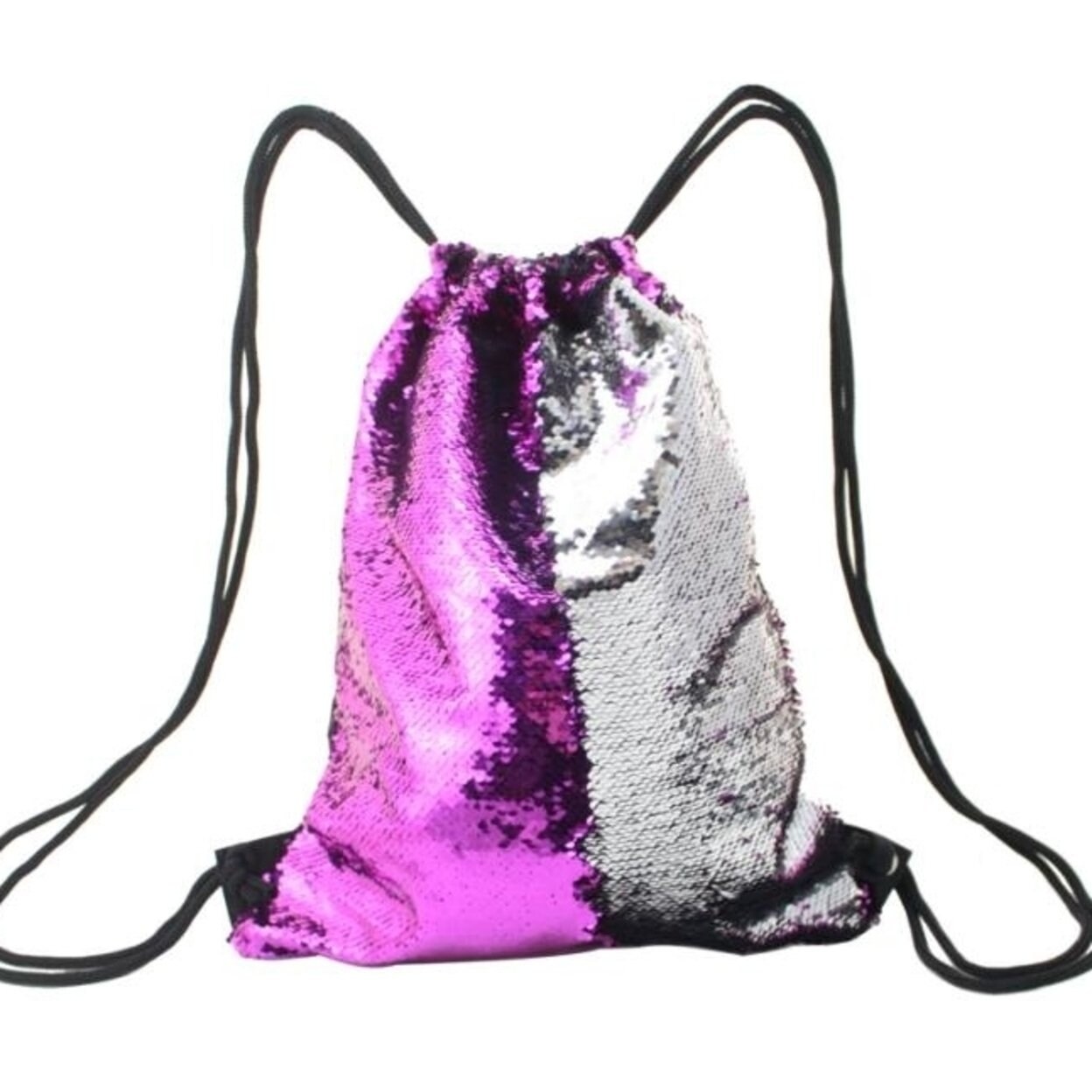 Shop Sequin Drawstring Bags Reversible Flip Sequins Backpacks Magic Tote Glittering Shoulder Bags For Girls Kids Women Overstock 27517795