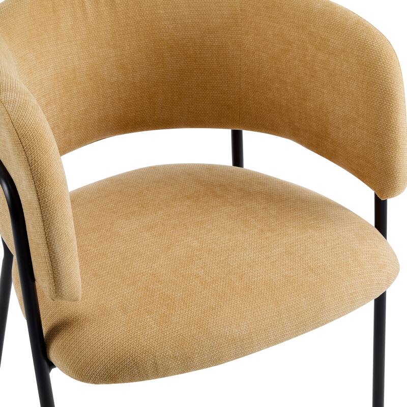 Nest Upholstered Arm Dining Chair by Christopher Knight Home