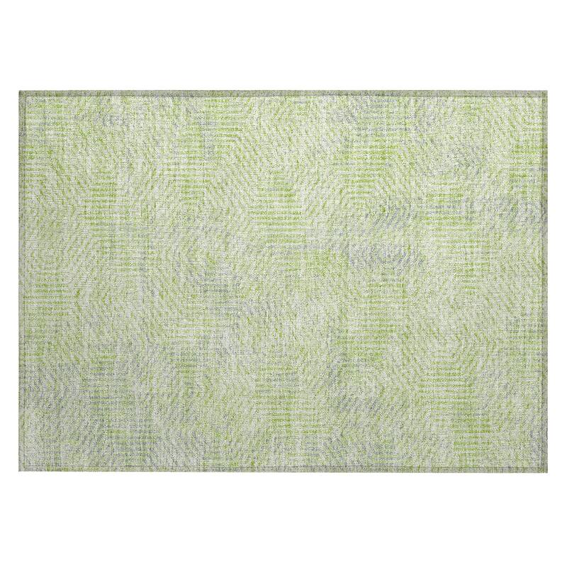 Machine Washable Indoor/ Outdoor Chantille Contemporary Maze Rug