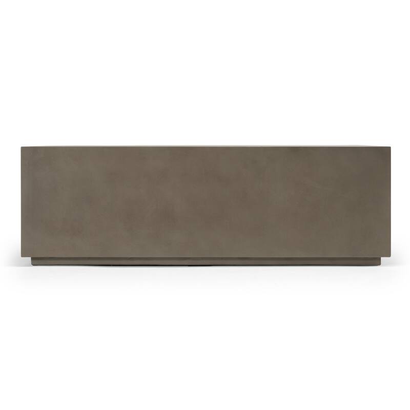 Modrest Fresno Modern Grey Concrete Coffee Table