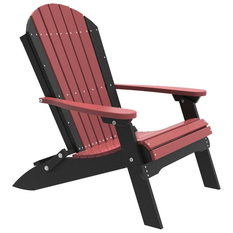 Poly Lumber Folding Adirondack Chair