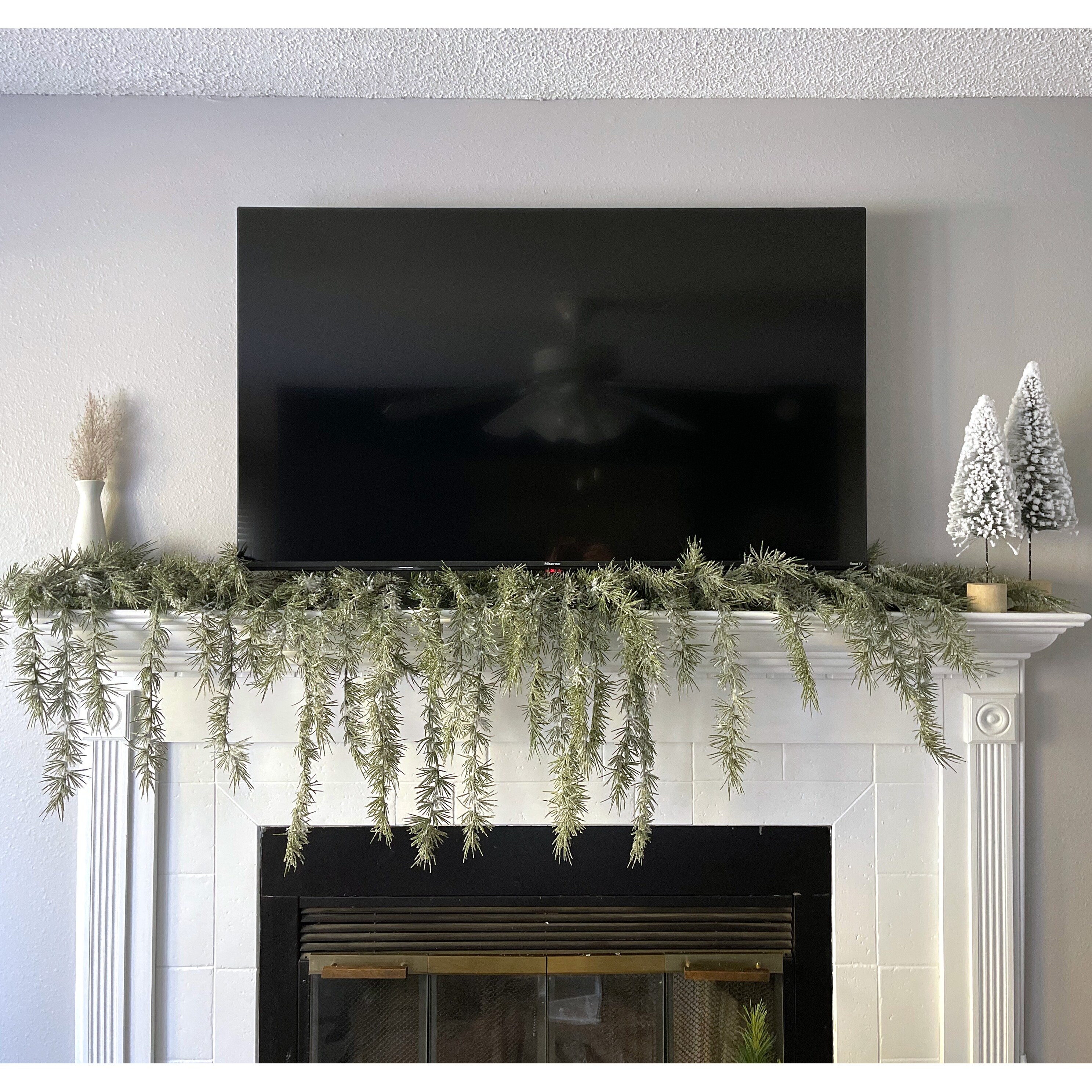Weeping christmas garland clearance