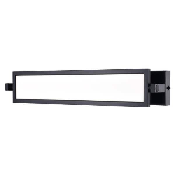 slide 2 of 6, Vaxcel Lighting W0497 Fremont 27" Wide LED Bath Bar Matte Black