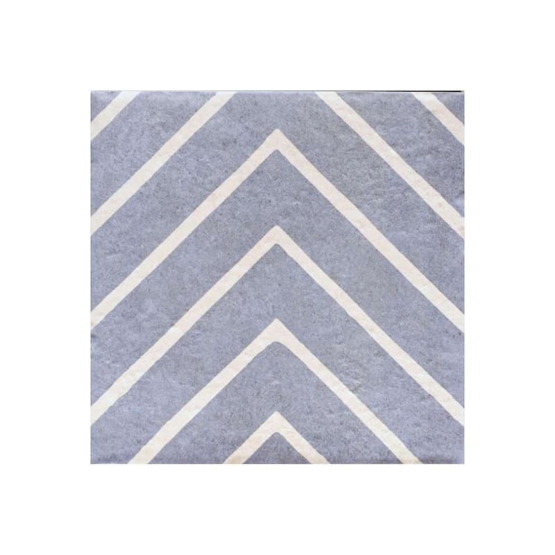 Verity Woven 8x8 Matte Porcelain Encaustic Tile - Floor, Wall, Backsplash