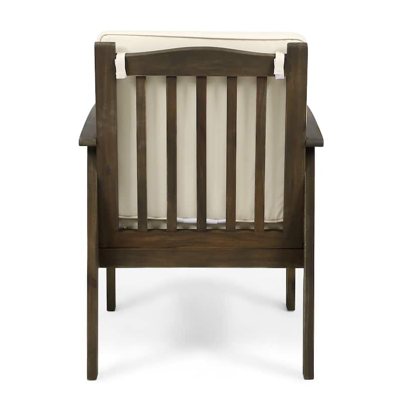 Exquisite Acacia Wood Club Chair for Outdoor