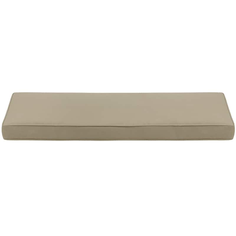 Aoodor Patio Furniture 46" x 18" x 3.1" Outdoor Bench Cushion