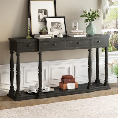 Modern Country Style Console Table for Hallways, Living Rooms, and Bedrooms