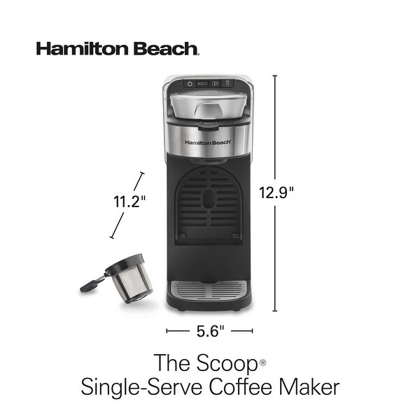 Coffee maker with stainless steel reservoir sales